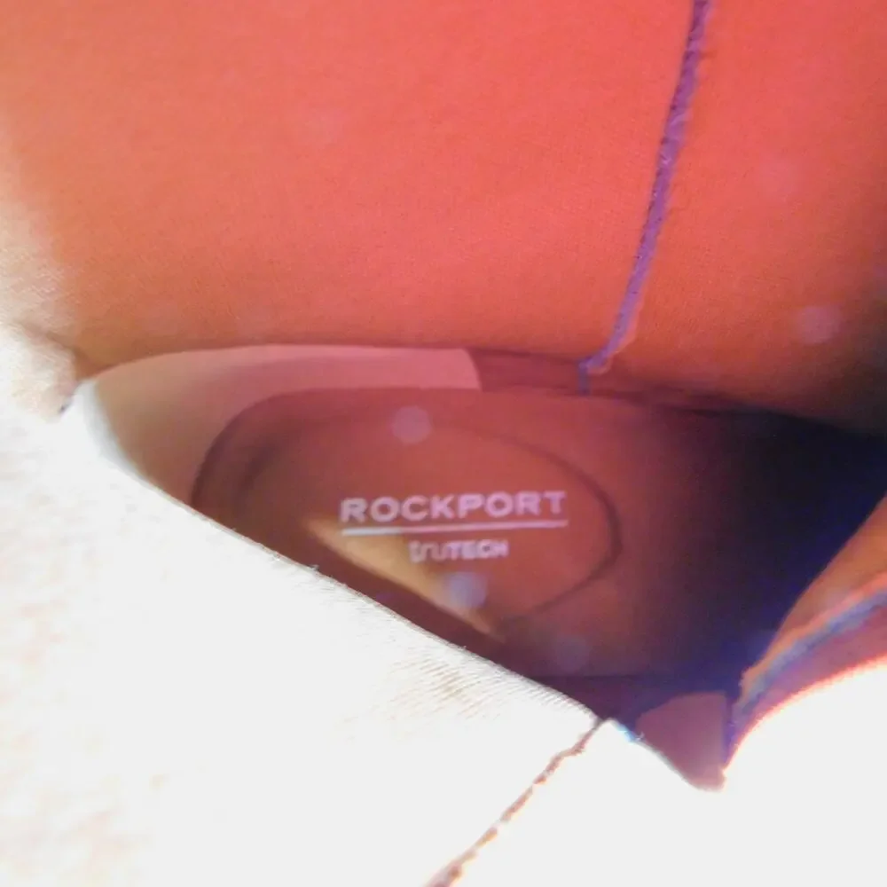 Rockport Evalyn Brown Tall Boot Saddle Block Heel Women's Size 7.5 - New - Picture 12 of 16